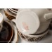 Porcelāna tējas servīze 6 personām, tases, cukurtrauks, krējuma trauks, kafijas kanna, RPR